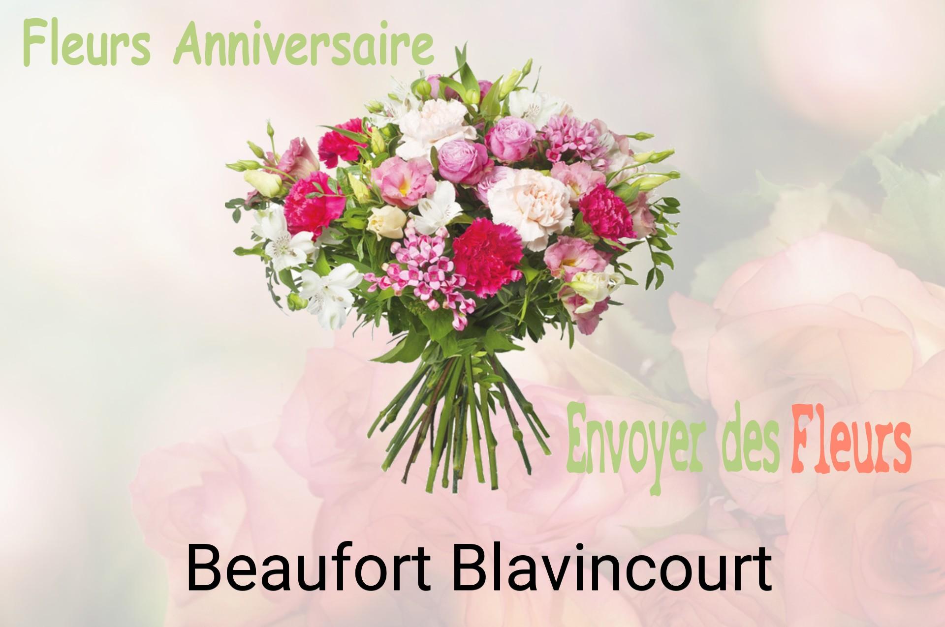 Bouquet de fleurs d’anniversaire livré à Beaufort-Blavincourt